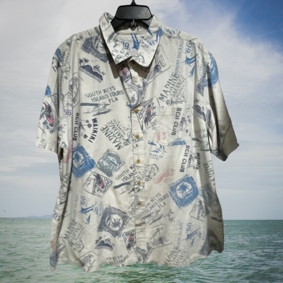 Croft & Barrow Men's Vacation Shirt XXL - Picture 1 of 9